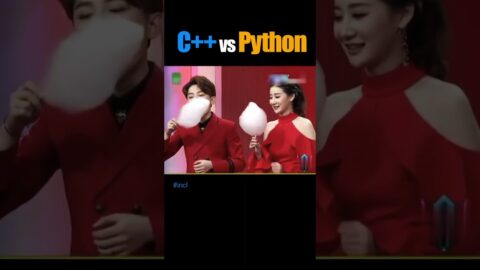 A funny visualization of C++ vs Python | Funny Shorts | Meme