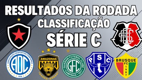 ATENÇÃO! SÉRIE C! RESULTADOS DA 2.a RODADA E CLASSIFICAÇÃO ATUALIZADA!