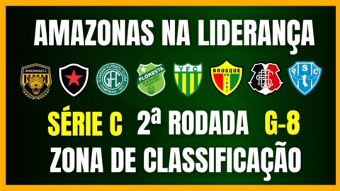 SÉRIE C 2026 | AMAZONAS ASSUME A LIDERANÇA | MARINGÁ OU FIGUEIRENSE, QUEM FECHA A RODADA NO G-8?