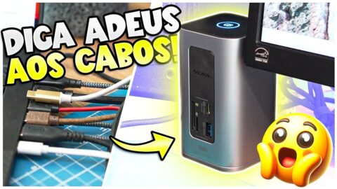 A DOCK mais COMPLETA para seu MACBOOK ou NOTEBOOK com USB C!