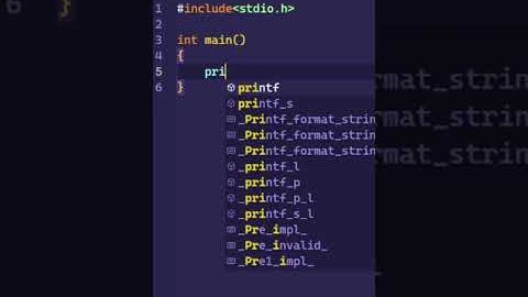 C language first program hello world